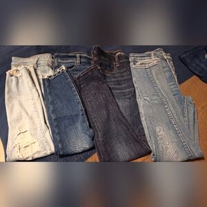 American Eagle Outfitters Women's Skinny Jeans - Multiple Blue Washes